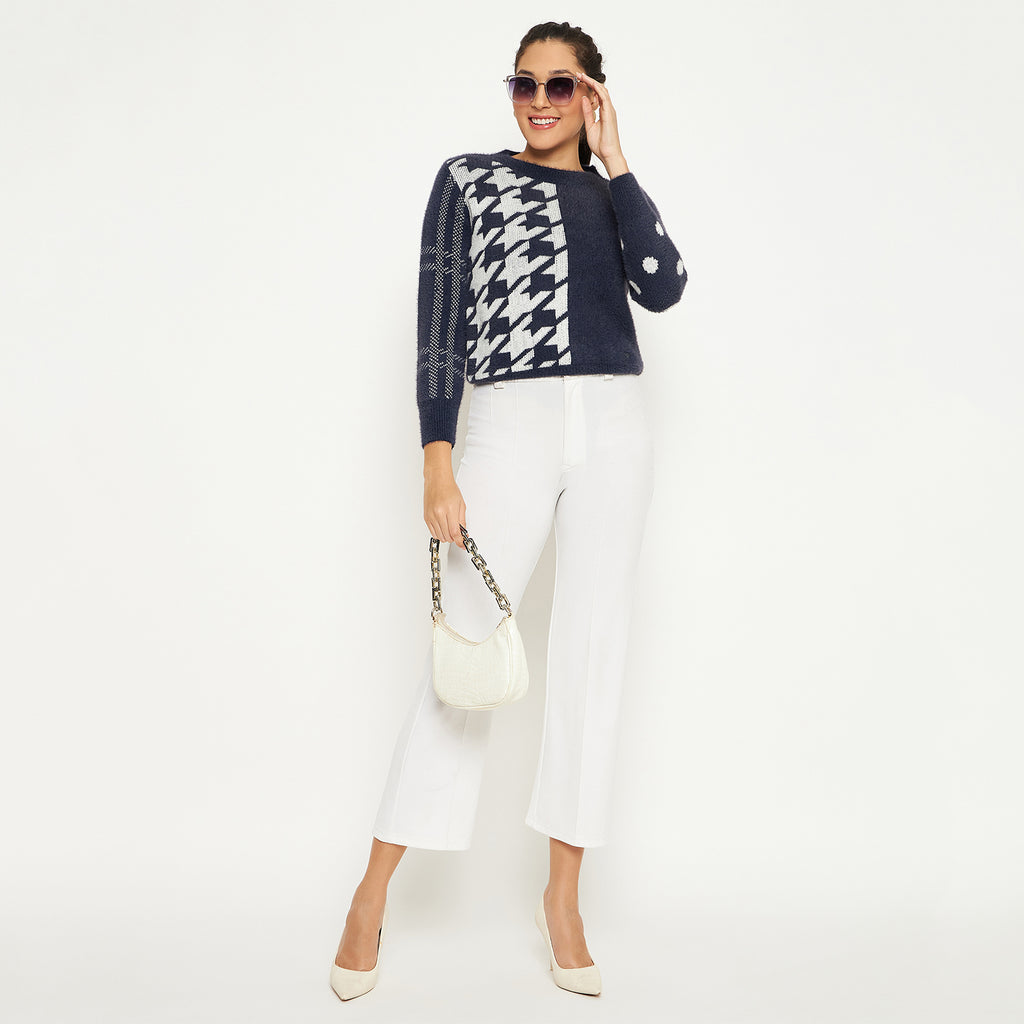 Duke Urban Women Full Sleeve Crop Pullover (SDS1236)