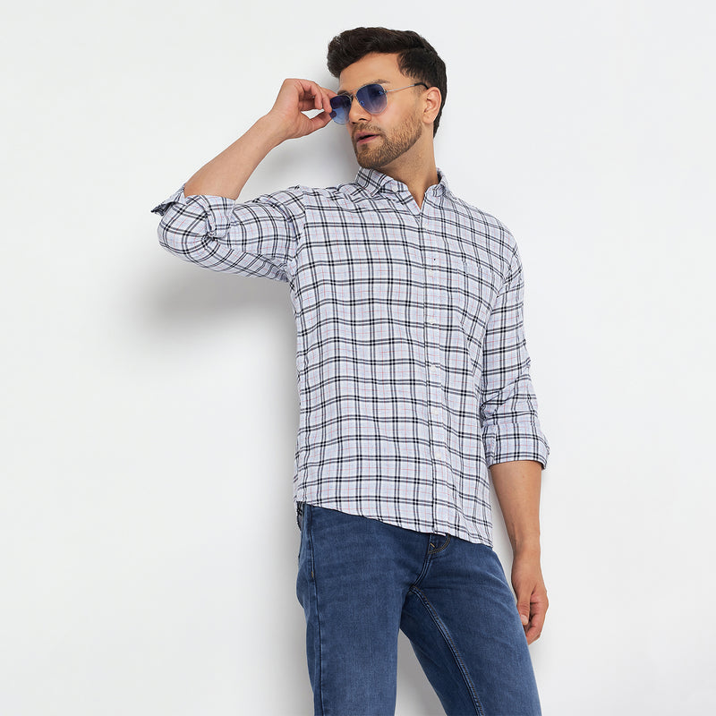 Duke Urban Men Full Sleeve Cotton Shirts (SDO8CKLB)