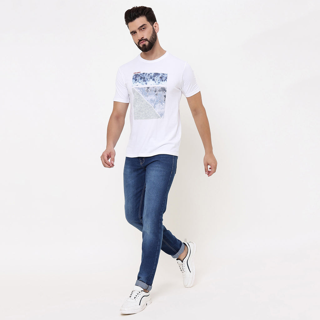 Duke Urban Men Half Sleeve Cotton Tshirt (LF7232)