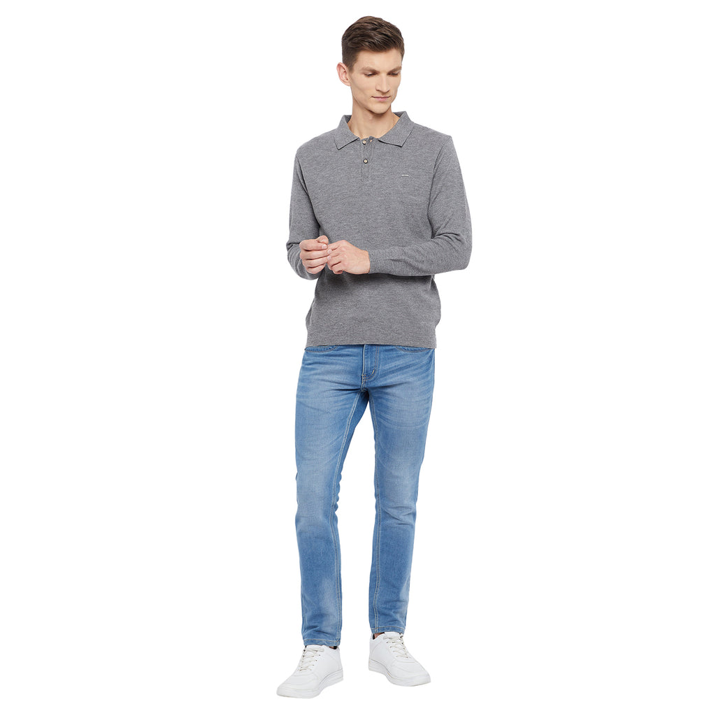 Duke Urban Men Collared Neck Full Sleeve Sweater (SDS711)