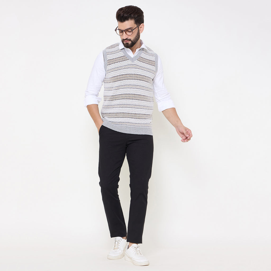 Duke Urban Men V Neck Reversible Sweater (SDS2290)