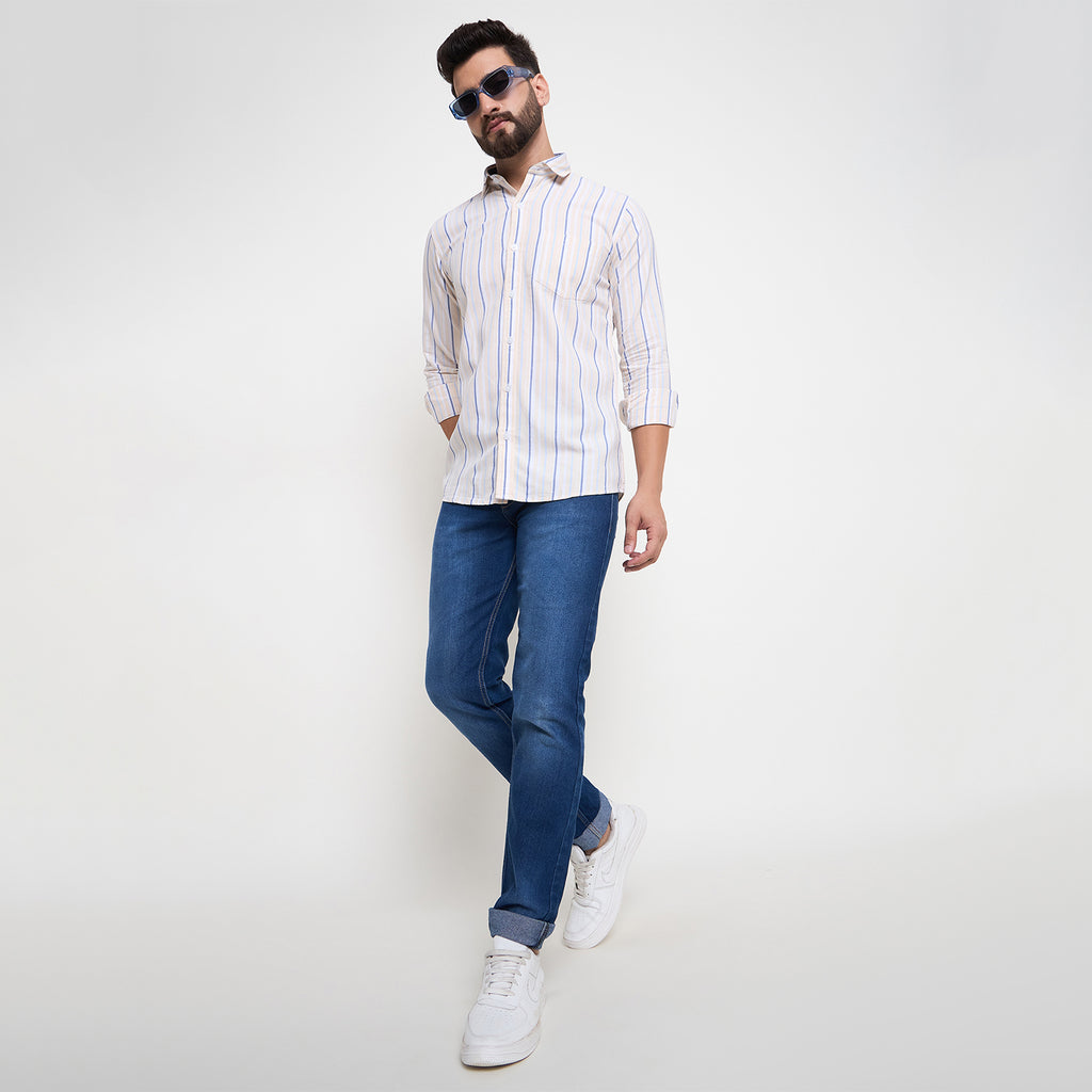 Duke Urban Men Full Sleeve Cotton Shirt (SDO8STOB)