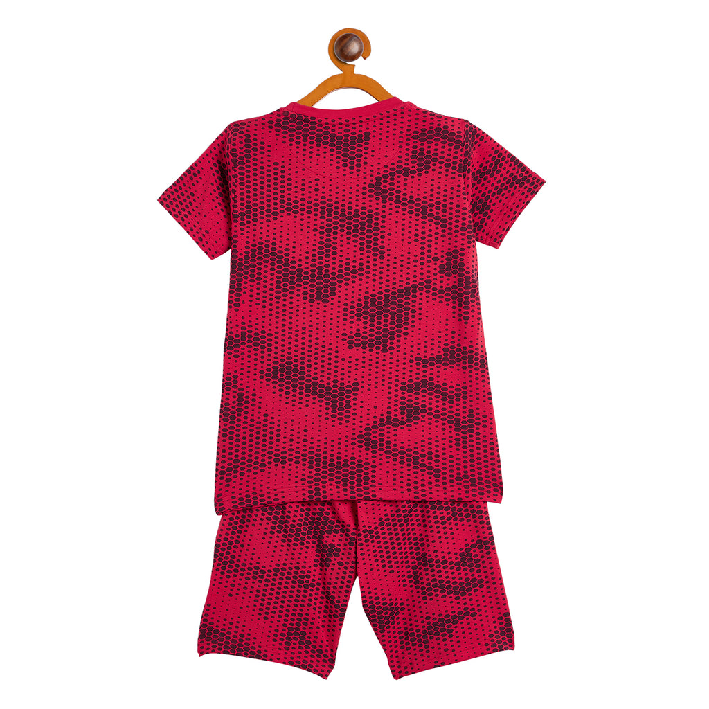 Duke Urban Boys Half Sleeve Tshirt & Bermuda Set (LF6041)