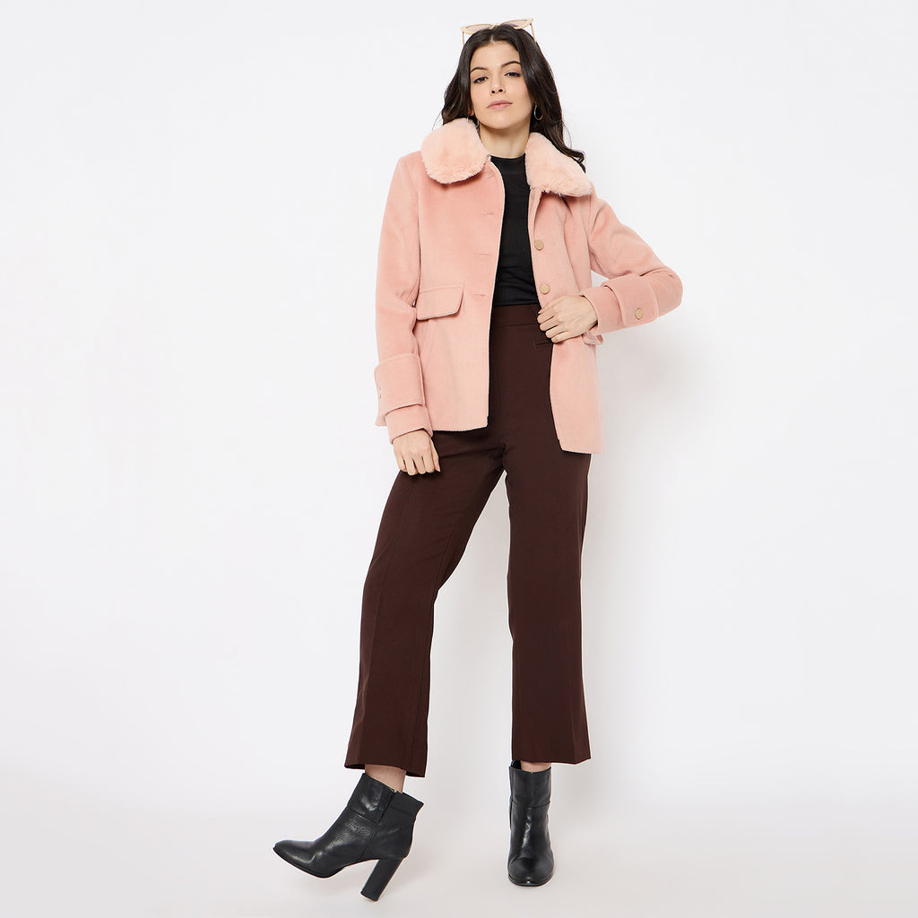 Duke Urban Women Full Sleeve Long Coat (SDZ4177C)