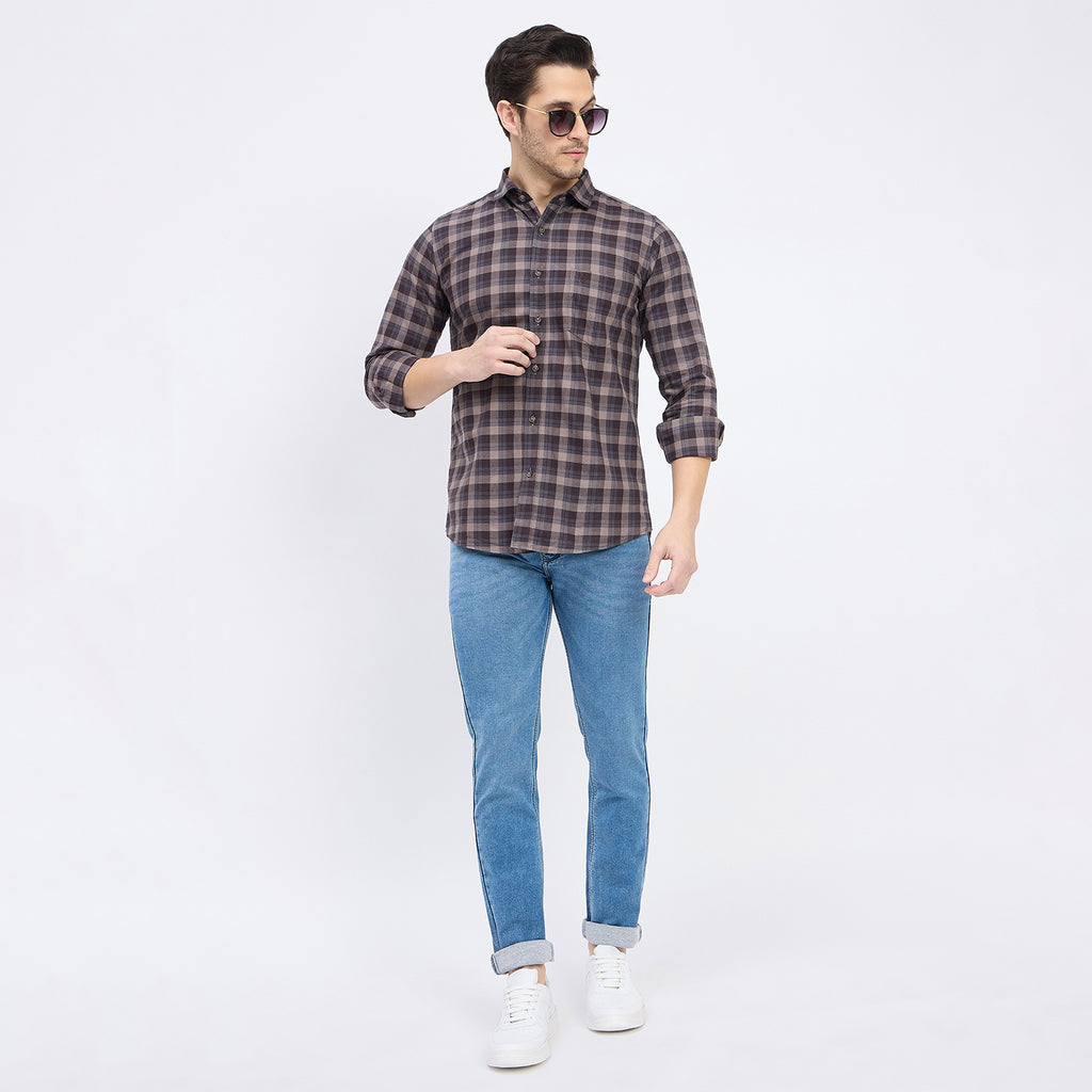 Duke Urban Men Full Sleeve Cotton Shirt (SDO8CKAM)