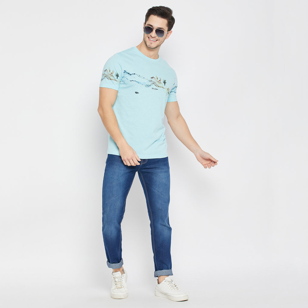 Duke Urban Men Half Sleeve Cotton T-shirt (LF7245)