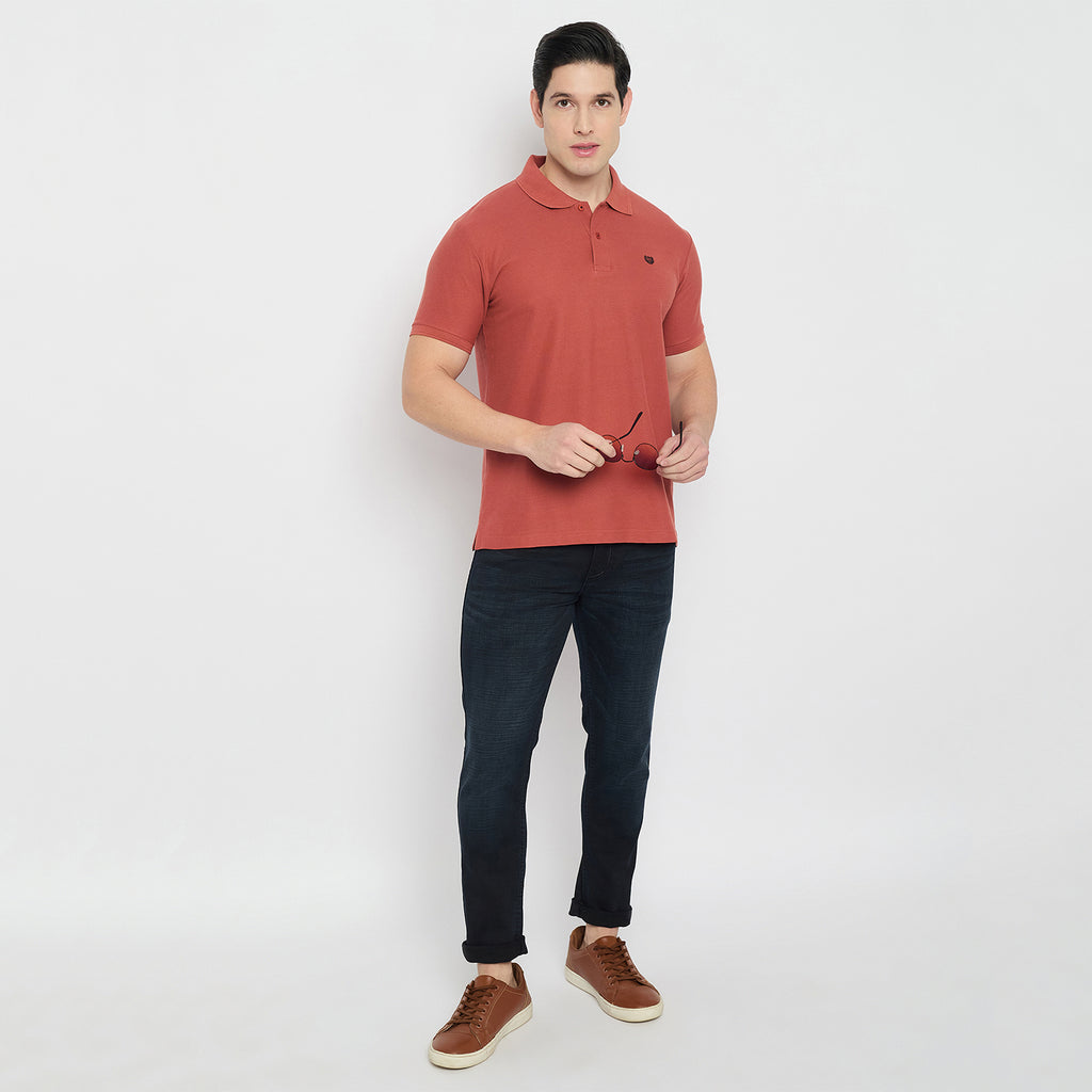 Duke Urban Men Half Sleeve Cotton Collared Tshirt (MSD65)