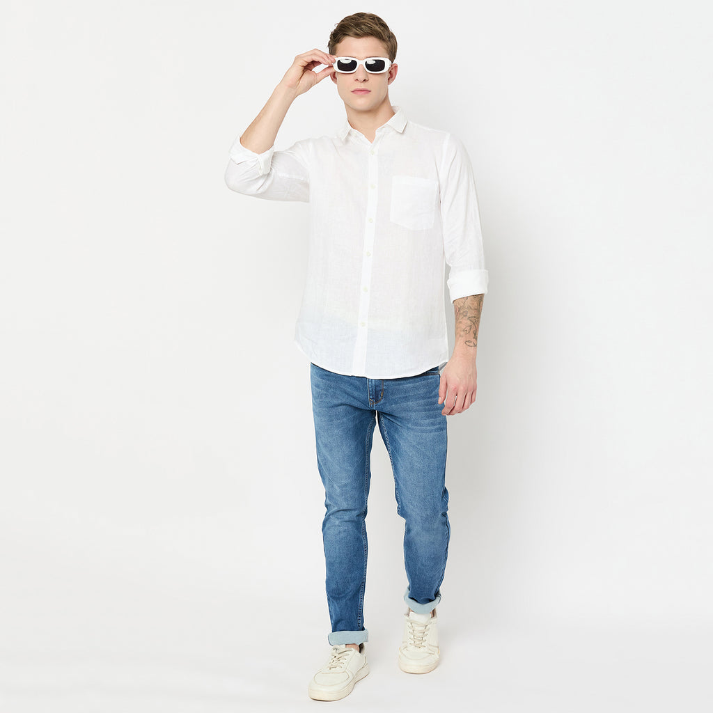 Duke Urban Men Full Sleeve Cotton Shirt (SDO9LIN)