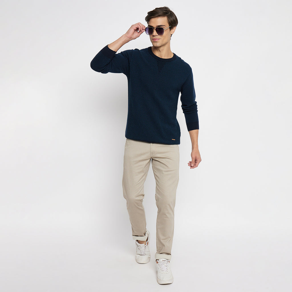 Duke Urban Men Round Neck Full Sleeve Sweater (SDS644)