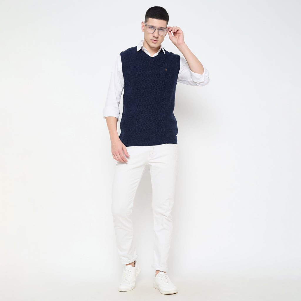 Duke Urban Men Sleeveless V Neck Sweater (SDS2234)