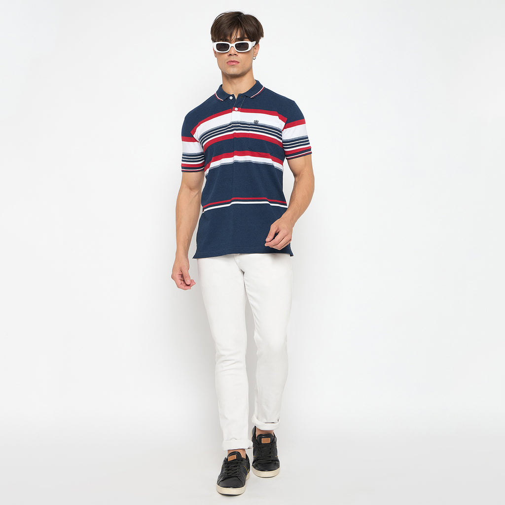 Duke Urban Men Half Sleeve Cotton T-shirt (LF7188)