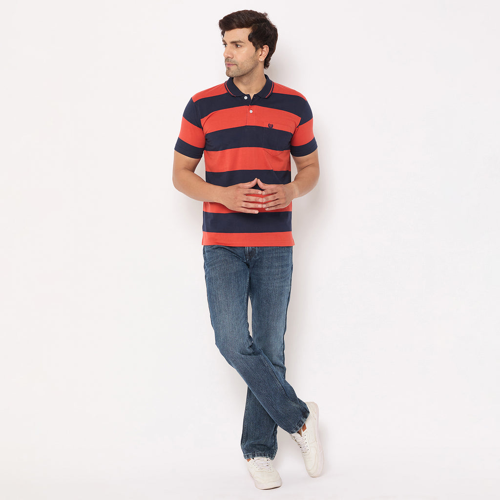 Duke Urban Men Half Sleeve Cotton Tshirt (MLF1148)