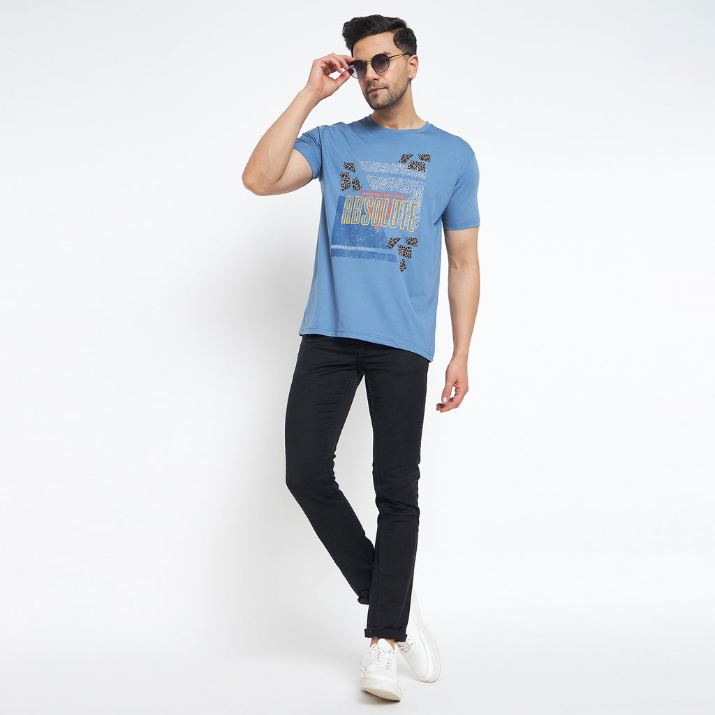 Duke Urban Men Half Sleeve Cotton T-shirt (MLF7083)