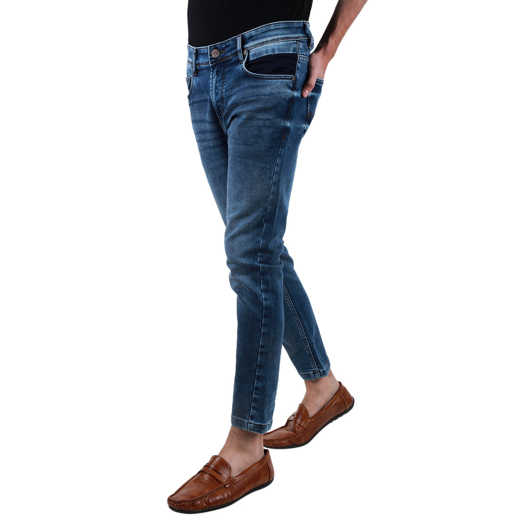 Duke Urban Men Stretchable Ankle Length Slim Fit Jeans (SDD5462)