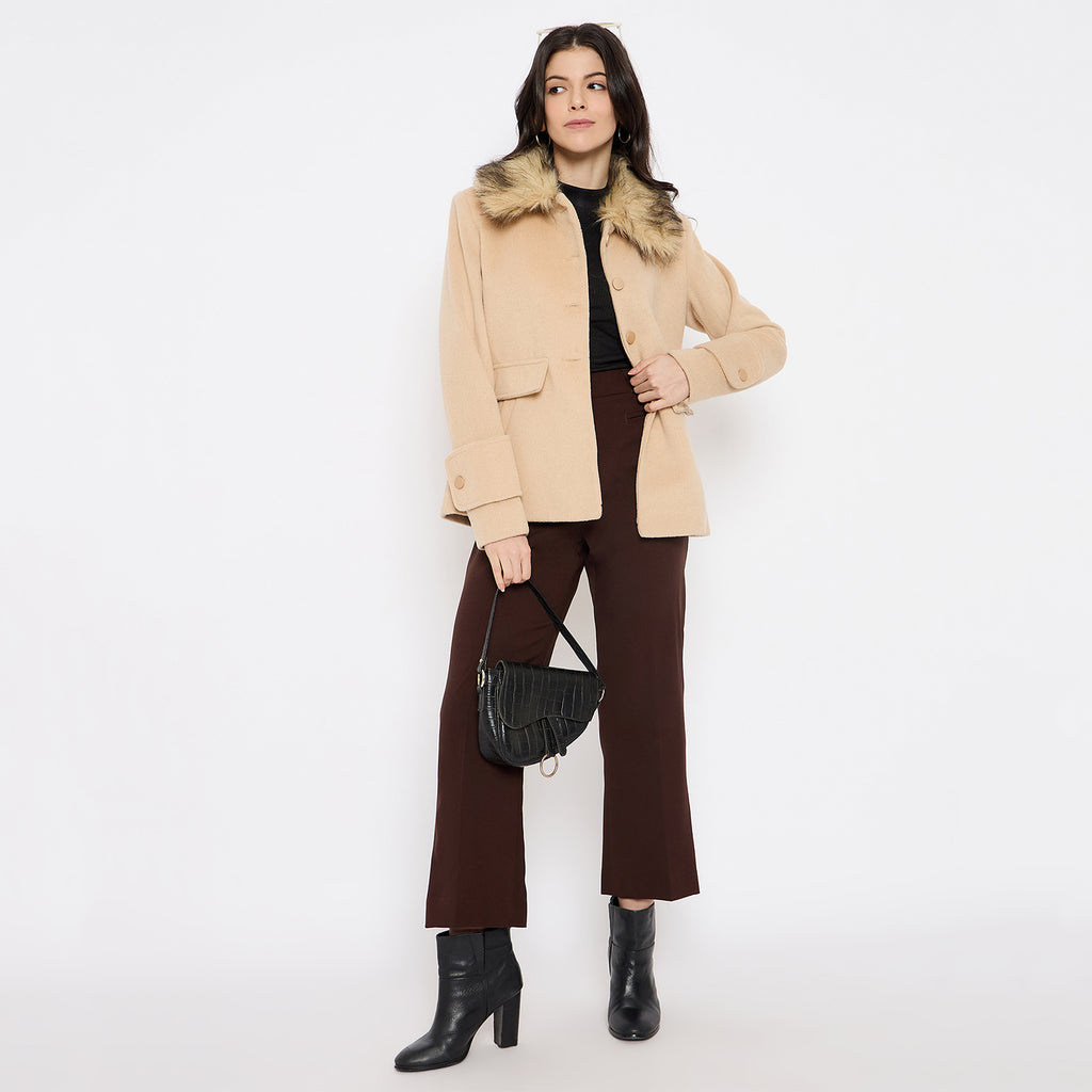 Duke Urban Women Full Sleeve Long Coat (SDZ4177C)