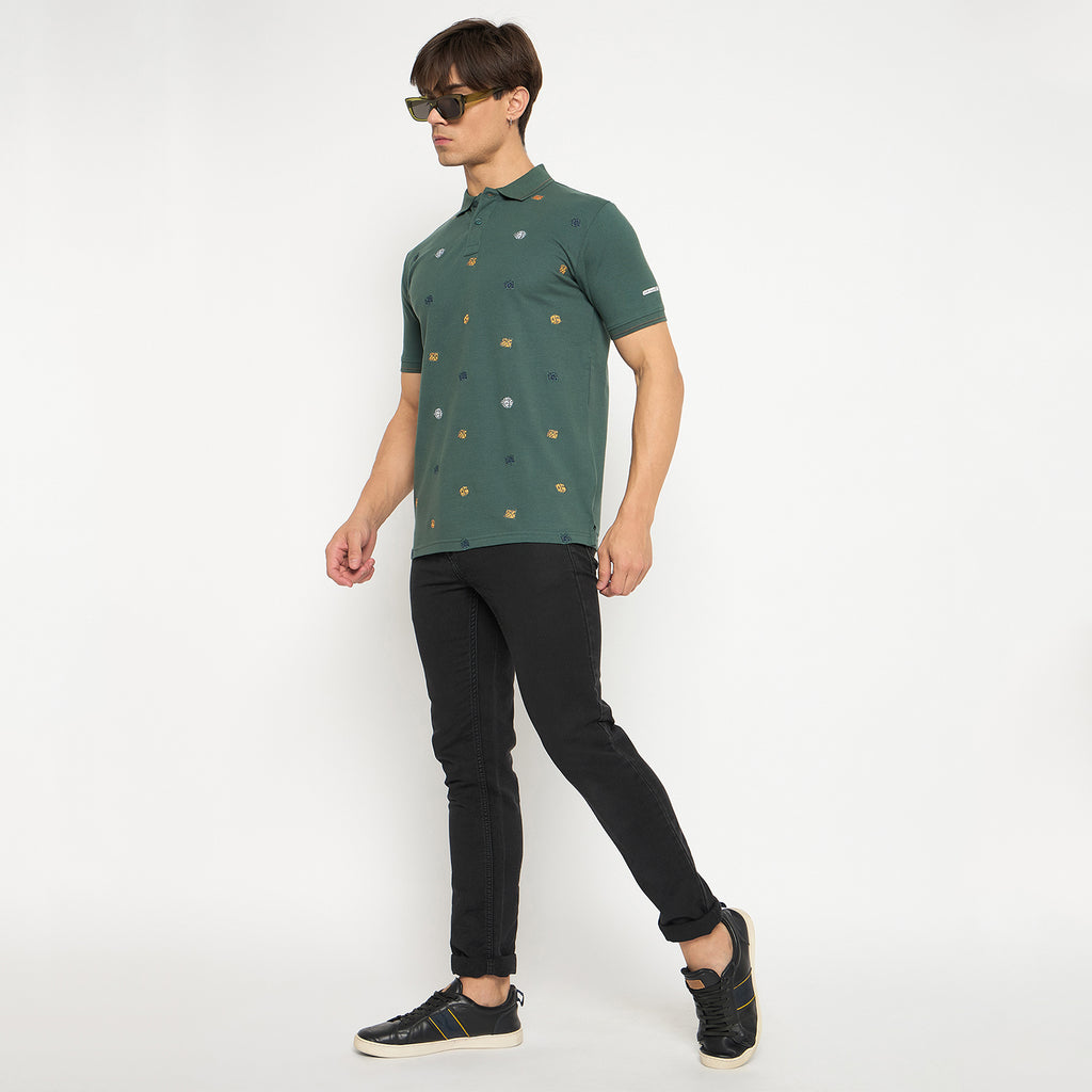 Duke Urban Men Half Sleeve Cotton T-shirt (LF7112)