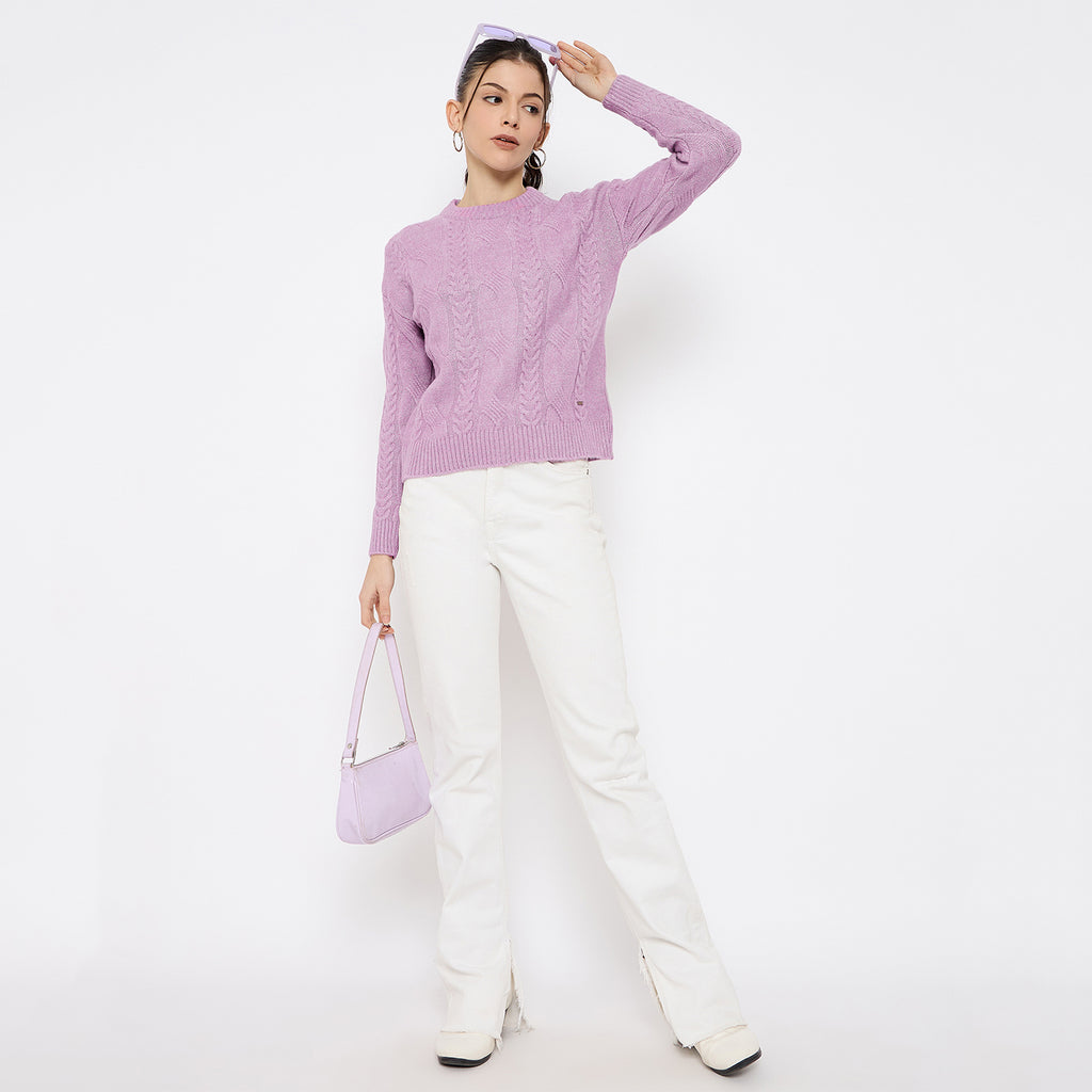 Duke Urban Women Full Sleeve Round Neck Pullover (SDS1369)