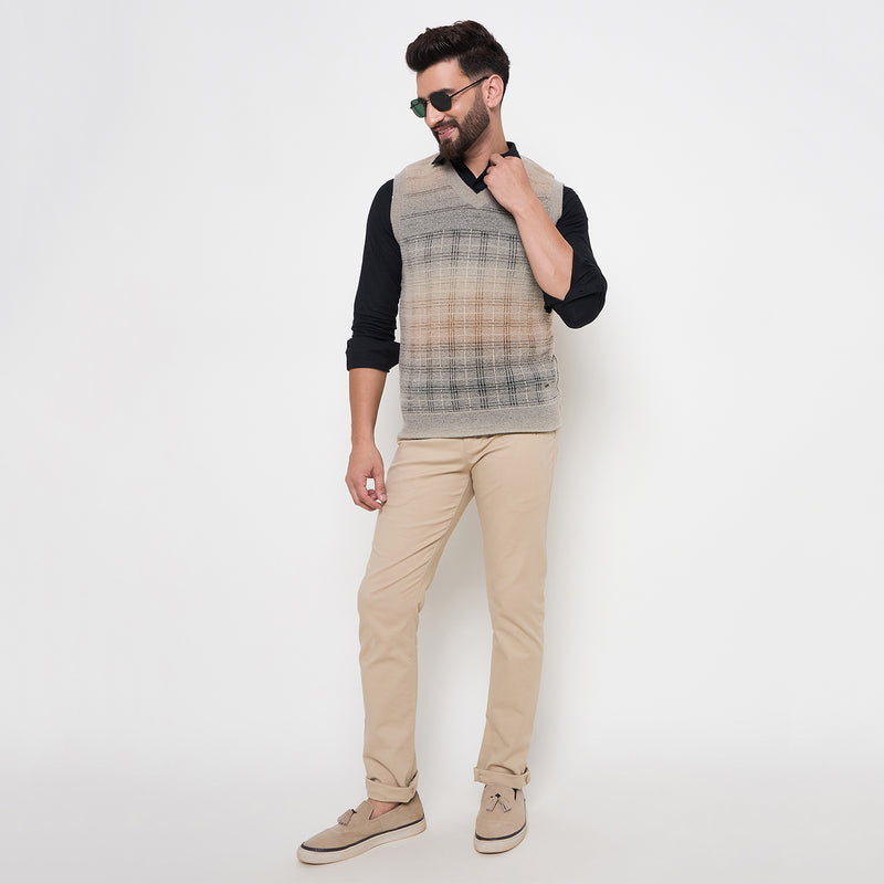 Duke Urban Men Sleeveless Reversible Sweater (SDS2294)