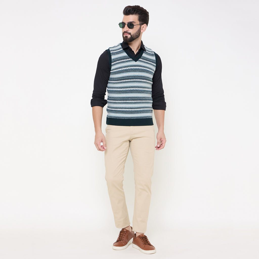 Duke Urban Men V Neck Reversible Sweater (SDS2287)