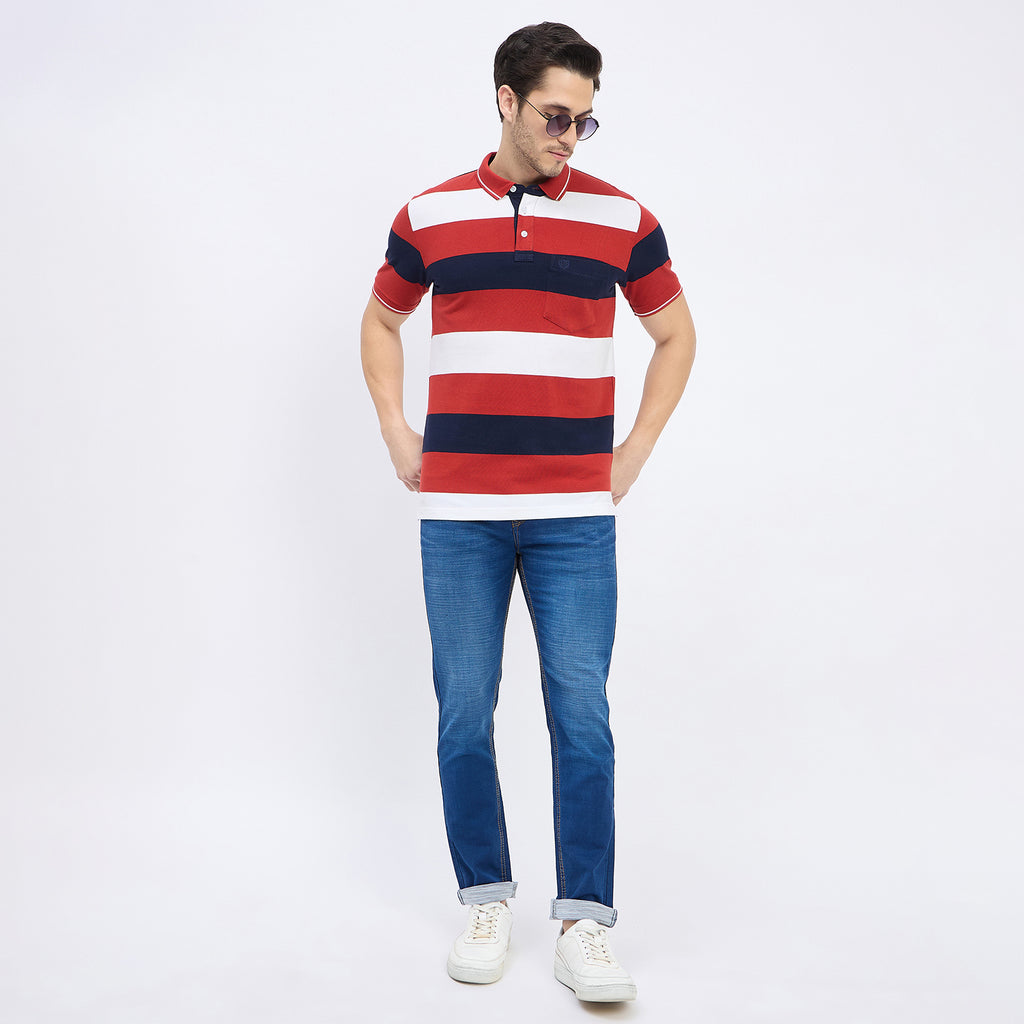 Duke Urban Men Half Sleeve Cotton T-shirt (LF7209)