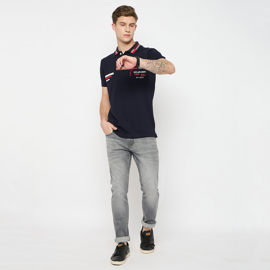 Duke Urban Men Half Sleeve Cotton T-shirt (LF5896)