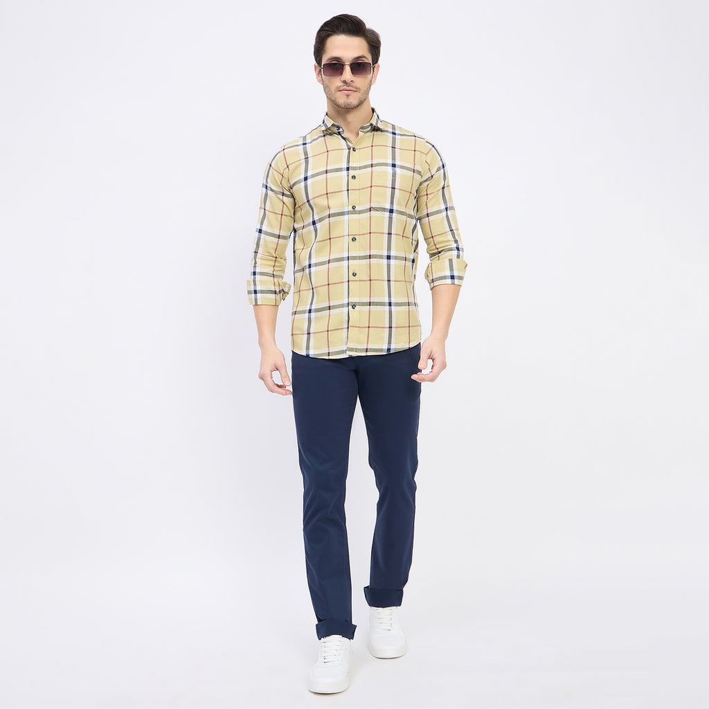 Duke Urban Men Full Sleeve Cotton Shirt (SDO8CKAP)