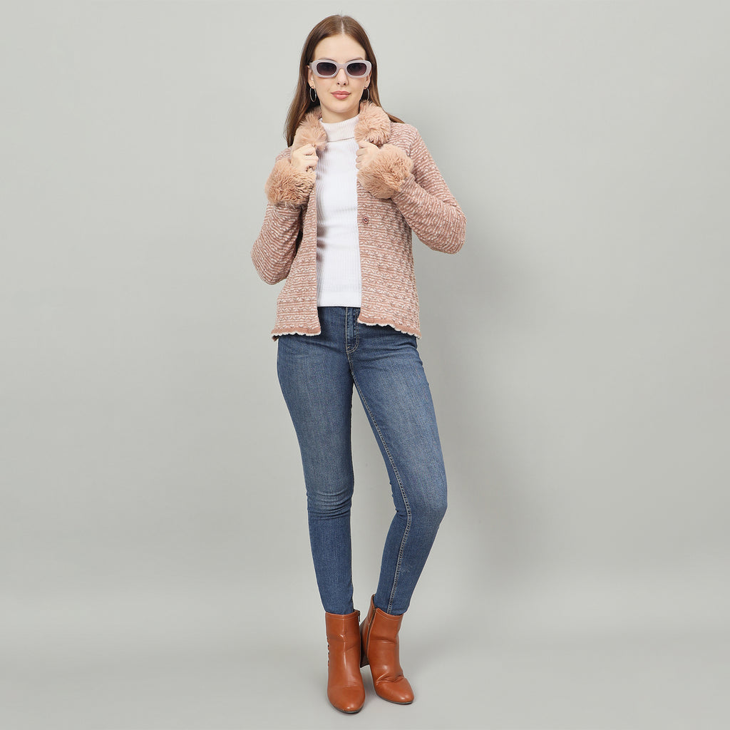 Duke Urban Women Front Open Short Sweater (SDS1308A)