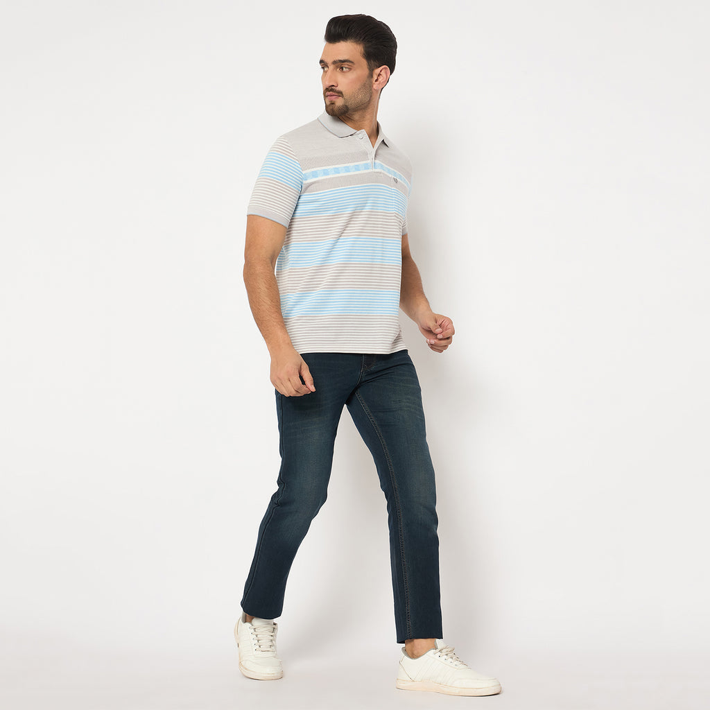 Duke Urban Men Half Sleeve Cotton Tshirt (LF7351)