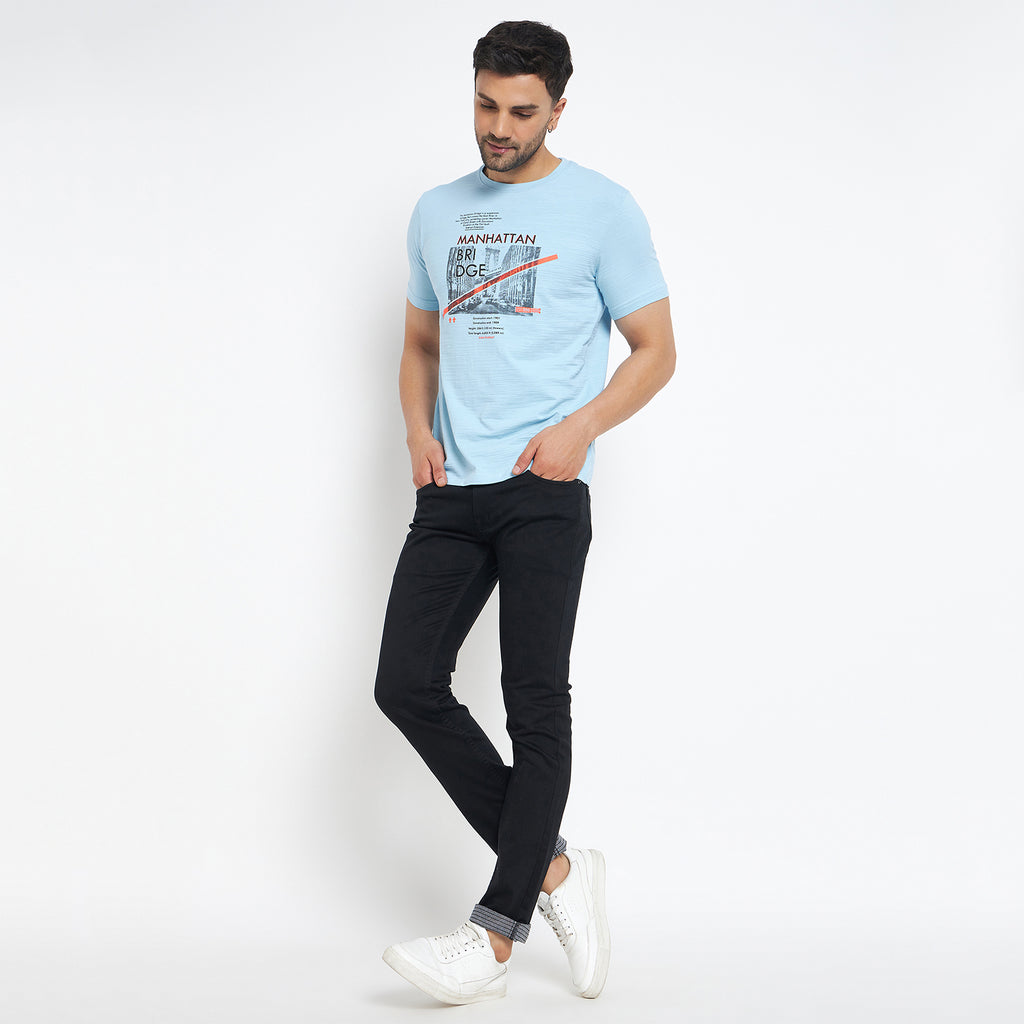 Duke Urban Men Half Sleeve Cotton T-shirt (MLF7087)