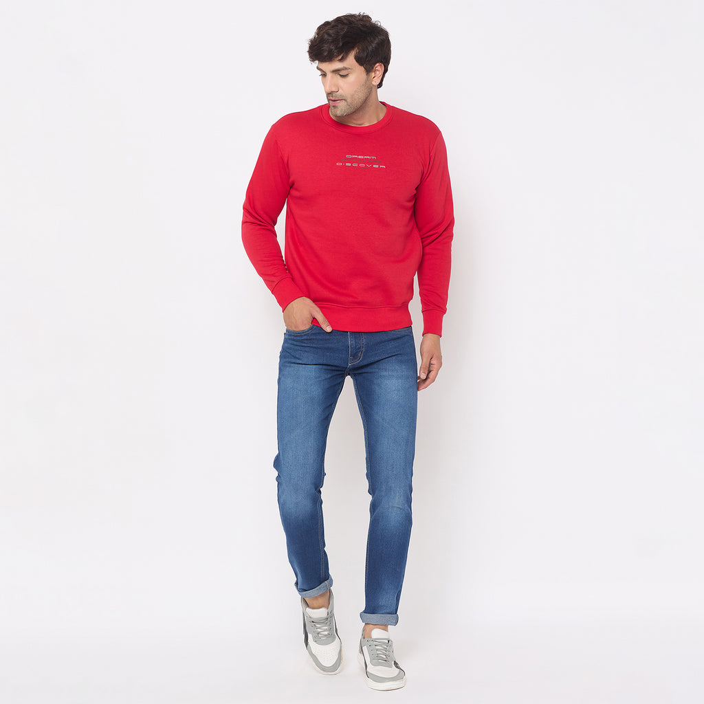 Duke Urban Men Solid Sweatshirt (LF6451)