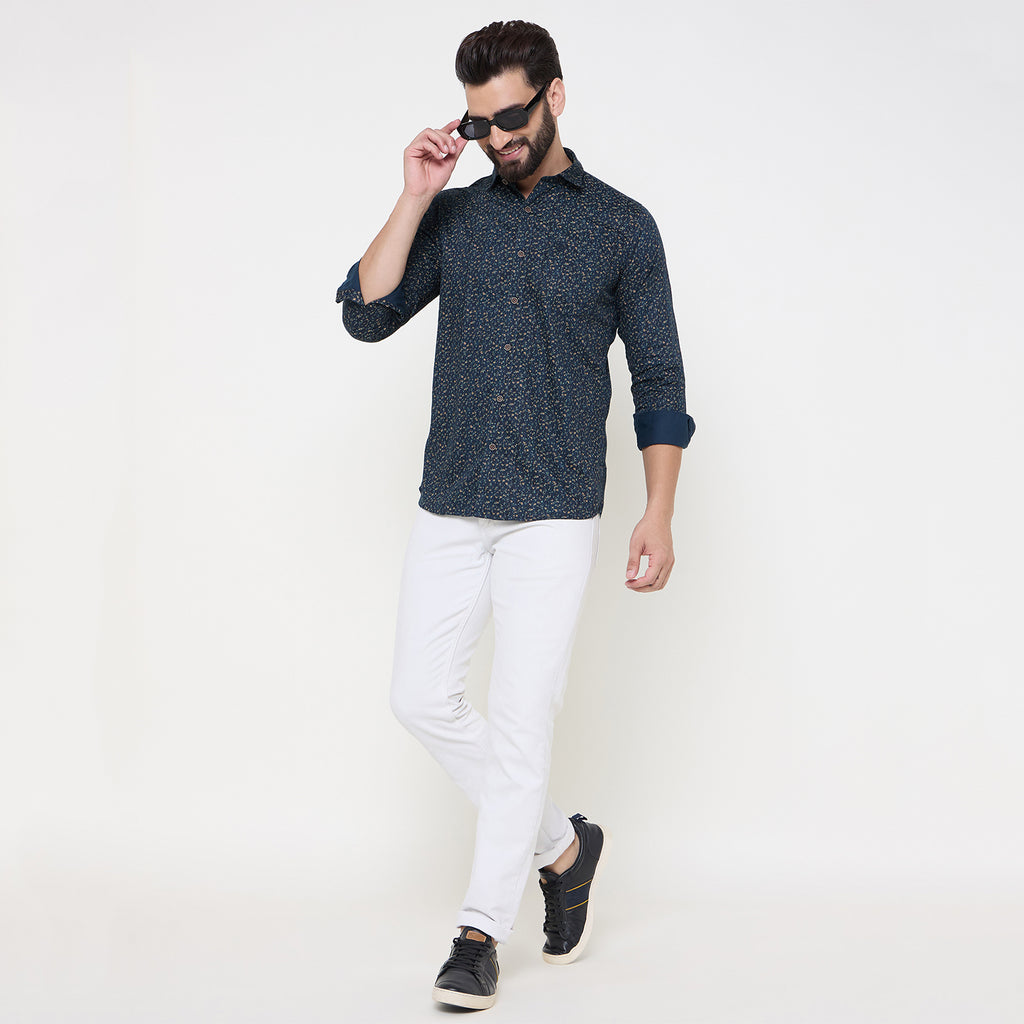 Duke Urban Men Full Sleeve Cotton Shirt (SDO8PRF)