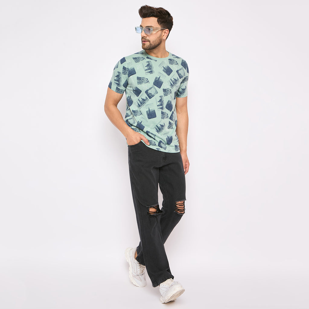 Duke Urban Men Half Sleeve Cotton T-shirt (ONLF255)