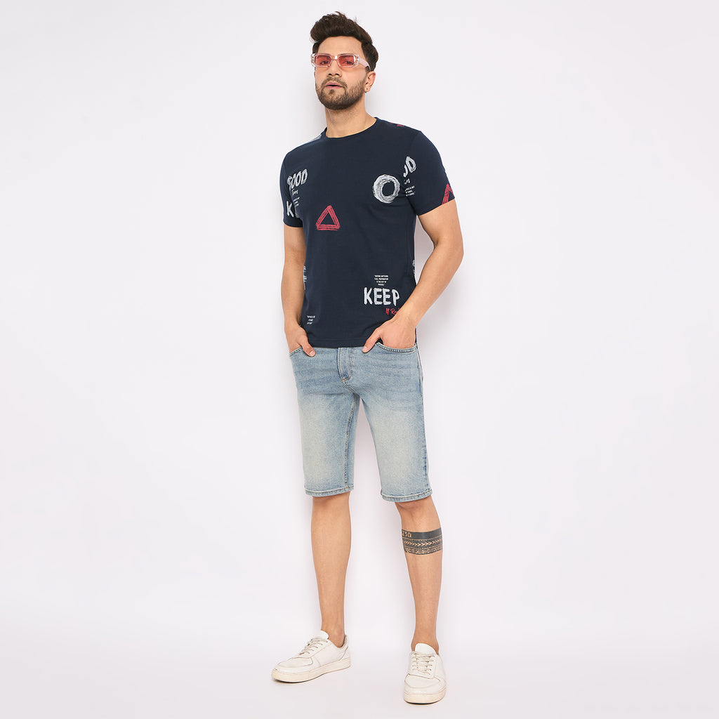 Duke Urban Men Half Sleeve Cotton T-shirt (ONLF289)