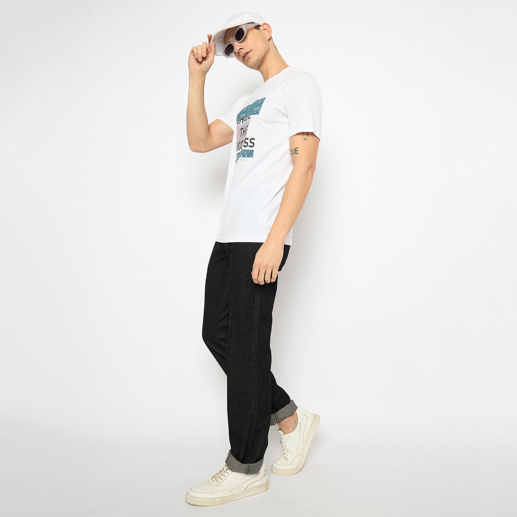 Duke Urban Men Half Sleeve Cotton Tshirt (LF7163)