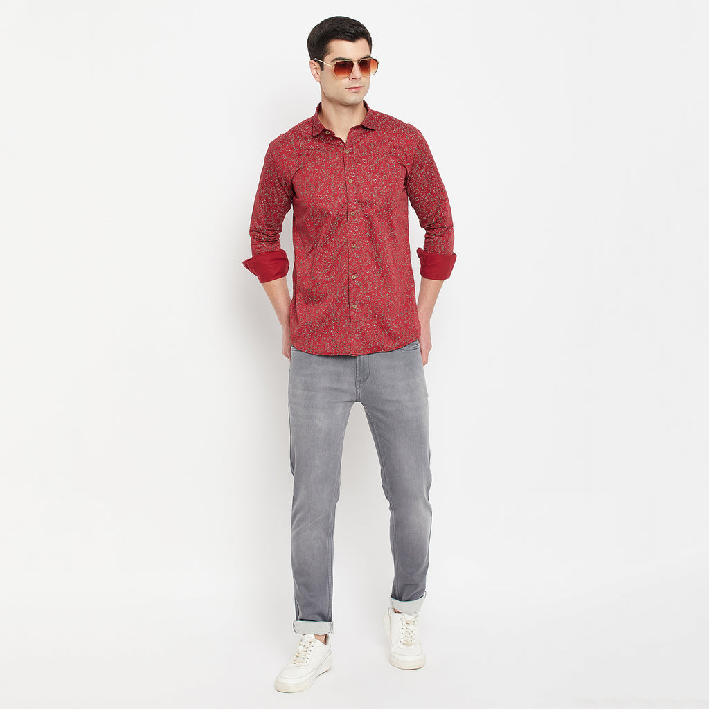 Duke Urban Men Full Sleeve Cotton Shirt (SDO8PRSM)