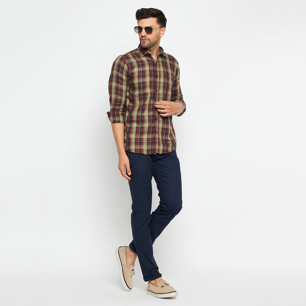 Duke Urban Men Full Sleeve Cotton Shirts (SDO8CK)