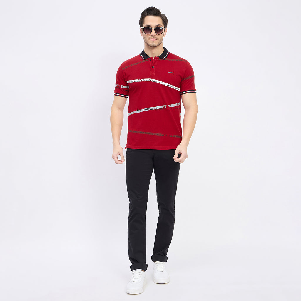 Duke Urban Men Half Sleeve Cotton T-shirt (LF7149)