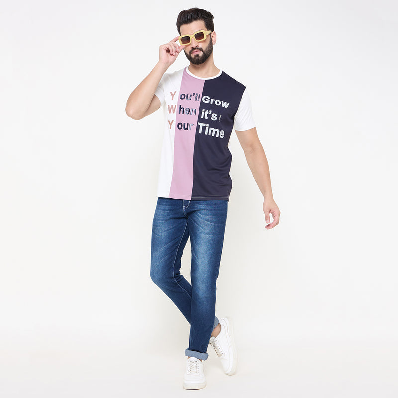 Duke Urban Men Half Sleeve Cotton Tshirt (LF7341)