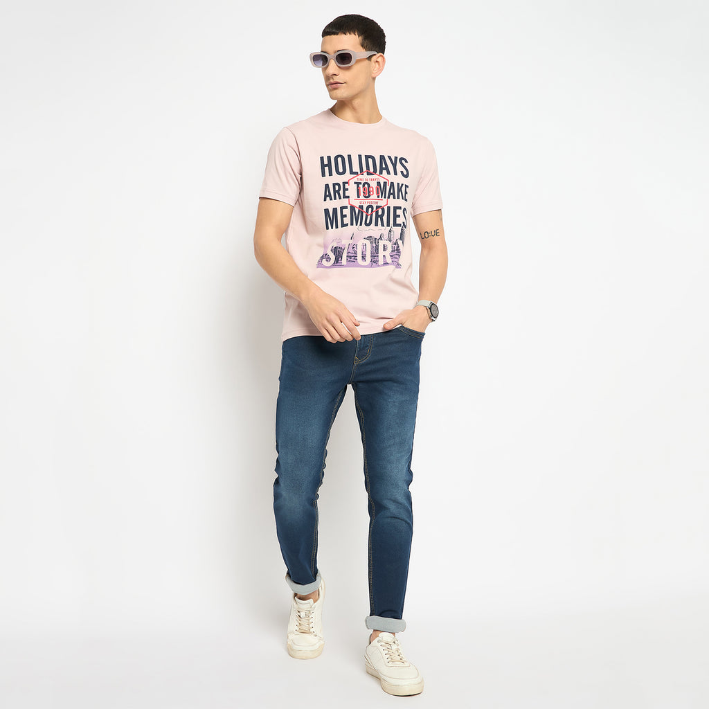 Duke Urban Men Half Sleeve Cotton T-shirt (LF7290)