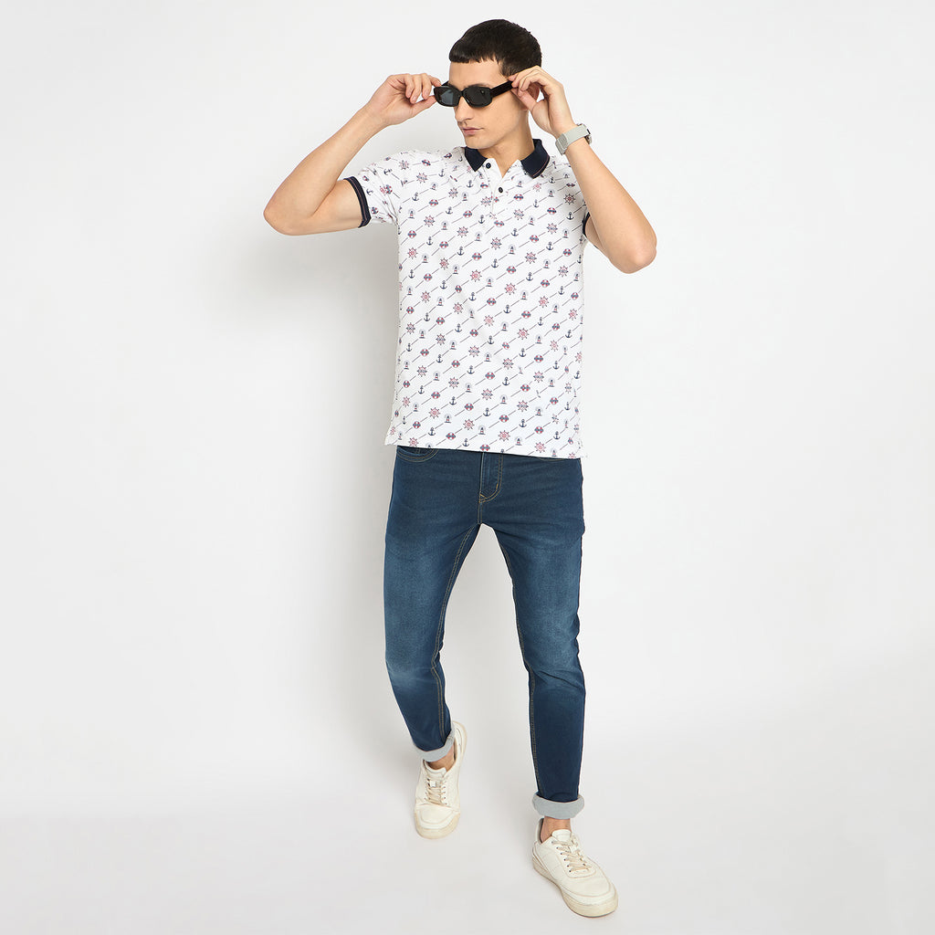 Duke Urban Men Half Sleeve Cotton Tshirt (LF7239)