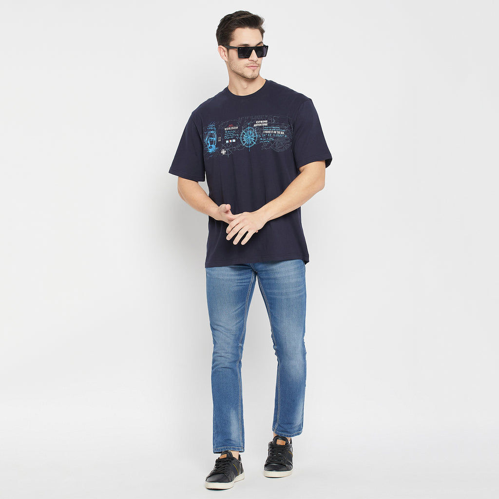 Duke Urban Men Half Sleeve Cotton T-shirt (LF7237S)