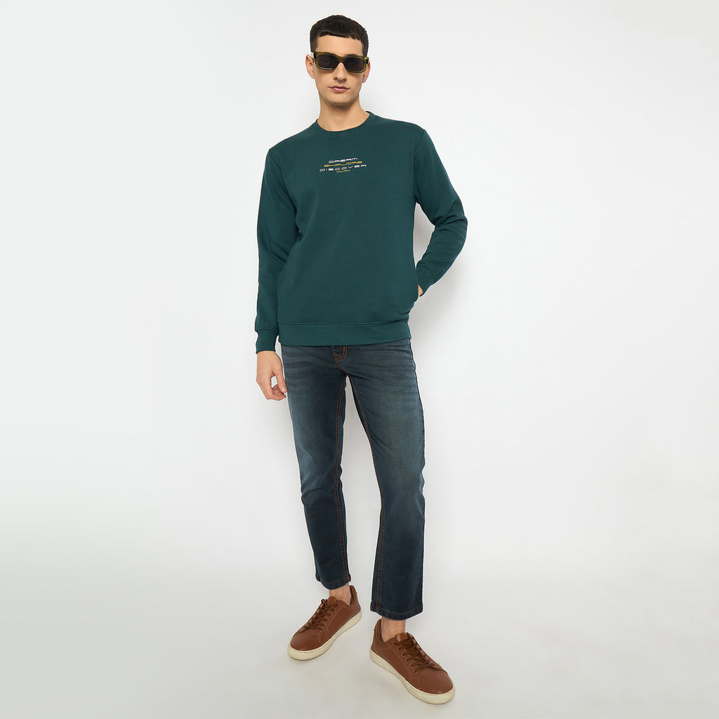 Duke Urban Men Solid Sweatshirt (LF6451)