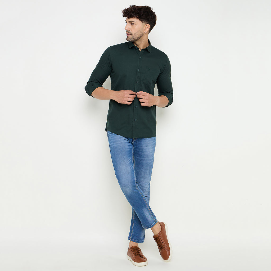 Duke Urban Men Full Sleeve Cotton Shirt (SDO8PLTA)