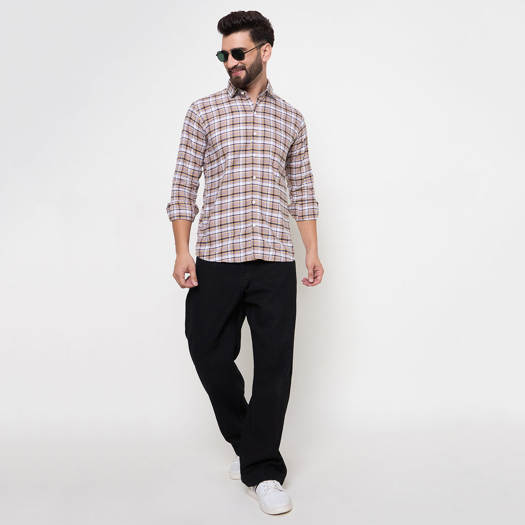 Duke Urban Men Full Sleeve Cotton Shirt (SDO8CKI)