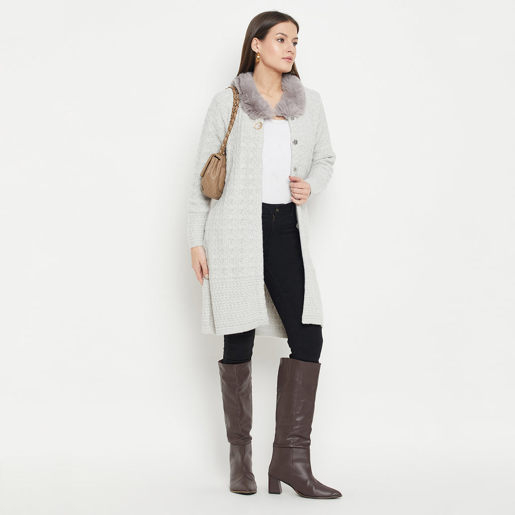 Duke Urban Women Full Sleeve Long Cardigan (SDS1201B)