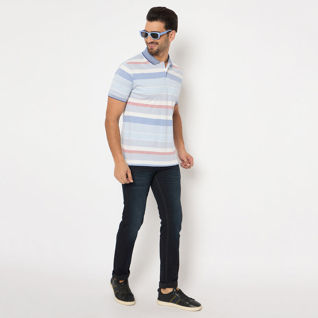 Duke Urban Men Half Sleeve Cotton Tshirt (LF7392)