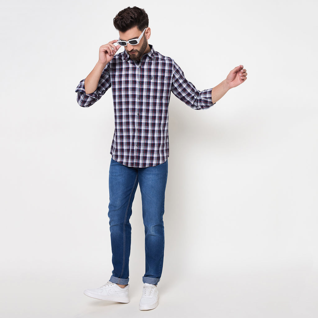 Duke Urban Men Full Sleeve Cotton Shirt (SDO7CKE)