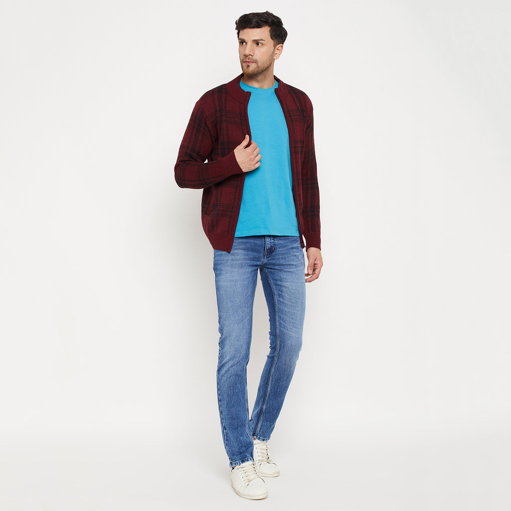 Duke Urban Men Full Sleeve Zipper Cardigan (SDS2154)