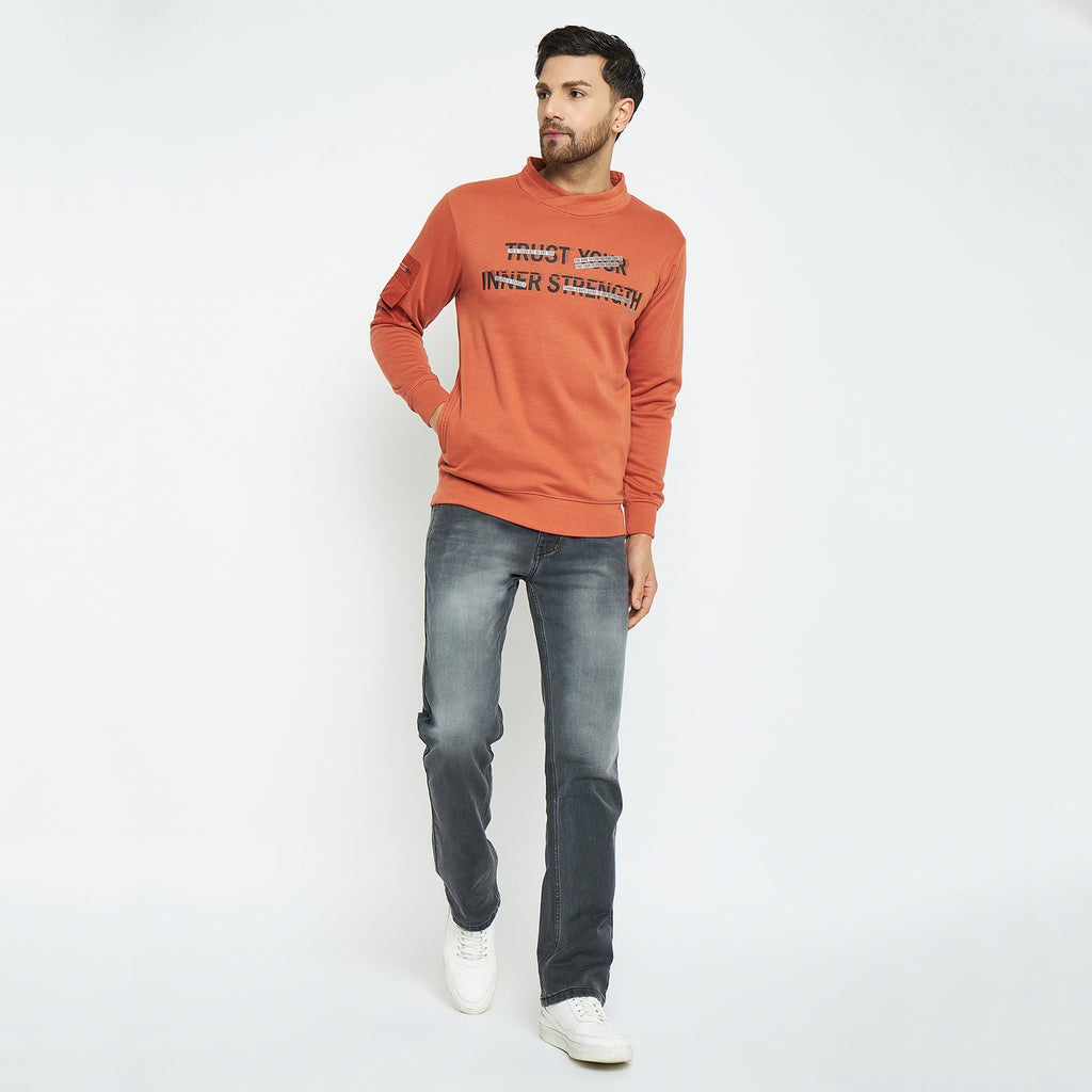 Duke Urban Men Cowl Neck Sweatshirt (LF6289)
