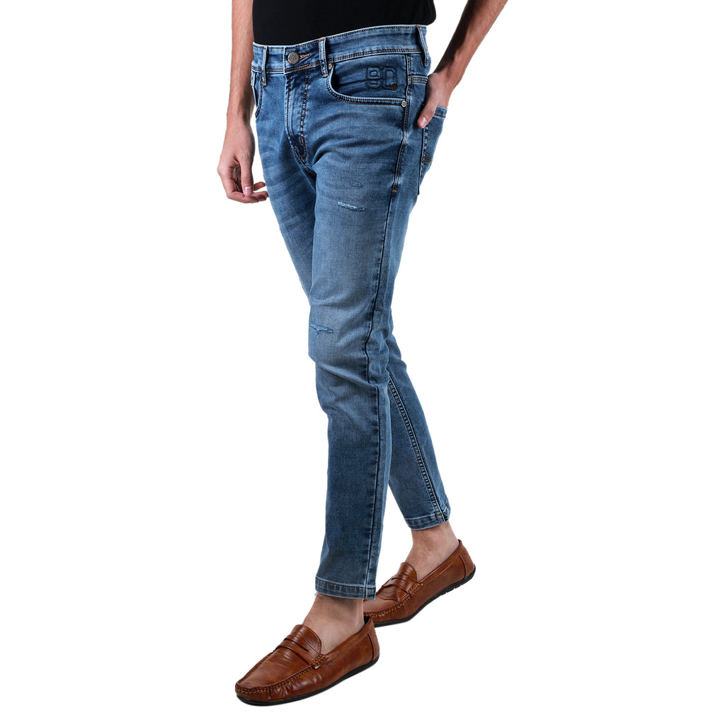Duke Urban Men Stretchable Ankle Length Slim Fit Jeans (SDD5460)